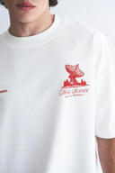 Hole Service Satellite Baskılı Oversize T-Shirt